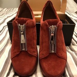 Frye “Lena” Zip-Up Sneakers